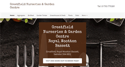 Desktop Screenshot of greatfieldgardencentre.co.uk