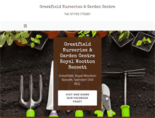 Tablet Screenshot of greatfieldgardencentre.co.uk